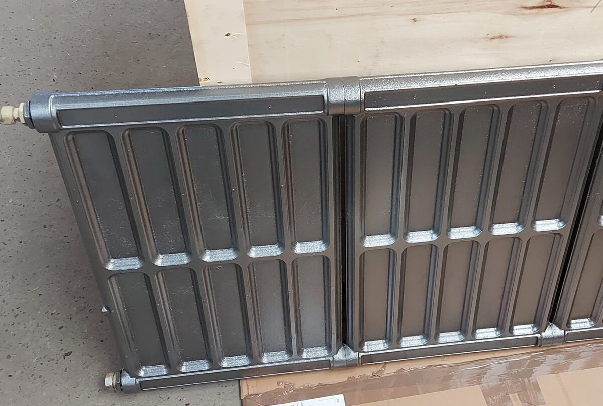 Refurbished radiator JRB powder coating and shot blasting